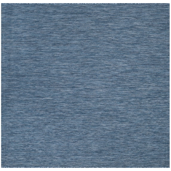 Safavieh Courtyard Mitre Geometric Indoor/Outdoor Area Rug, Navy, 5'3" x 5'3" Square