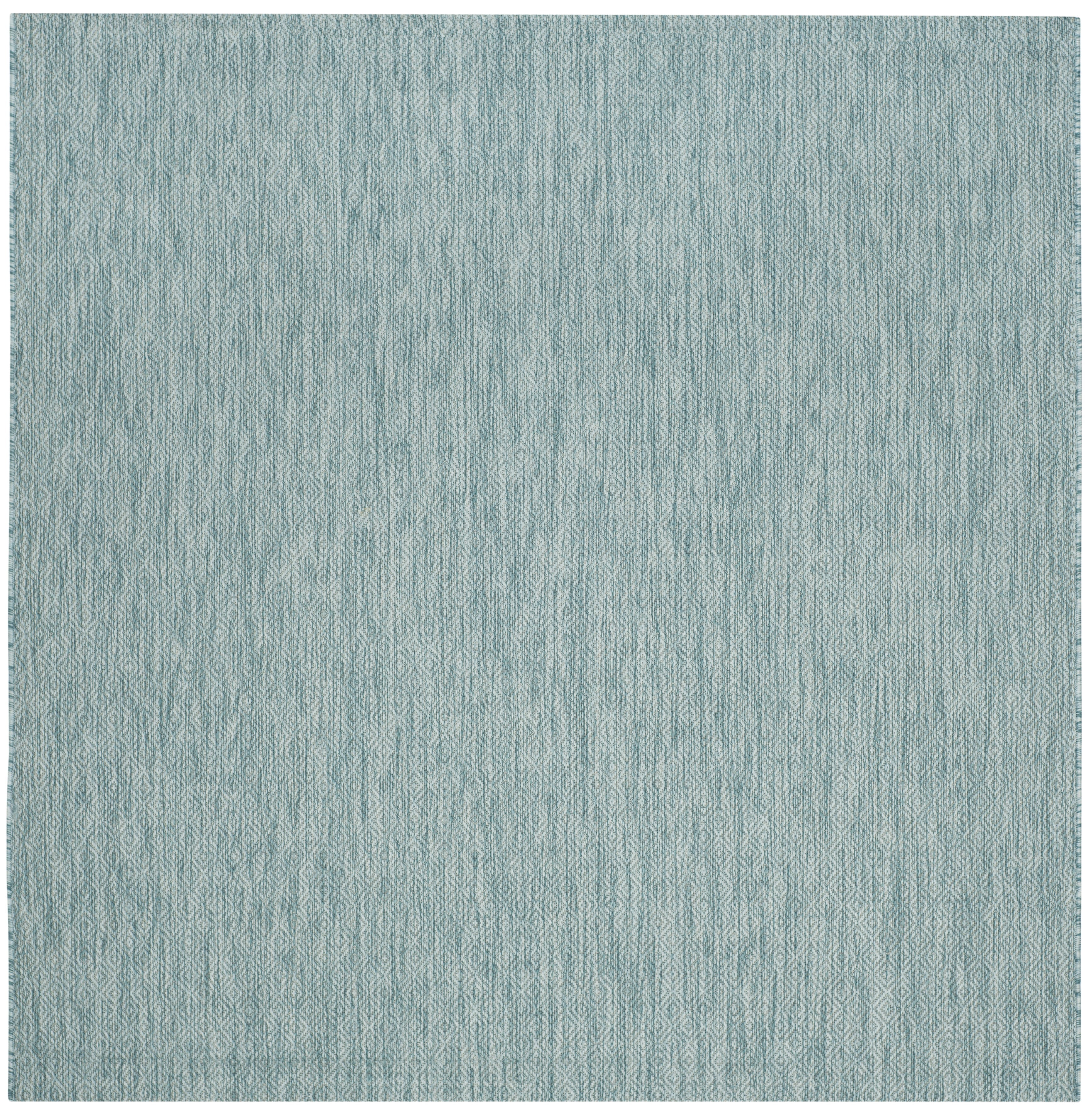 Safavieh Courtyard Mitre Geometric Indoor/Outdoor Area Rug, Aqua, 6'7" x 6'7" Square
