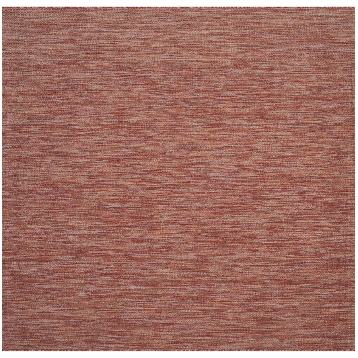 Safavieh Courtyard Red Square Synthetic Indoor/Outdoor Rug