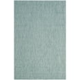 thumbnail image 1 of Safavieh Courtyard Mitre Geometric Indoor/Outdoor Area Rug, Aqua, 6'7" x 9'6", 1 of 15