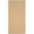 thumbnail image 1 of SAFAVIEH Courtyard Morven Chevron Stripes Indoor/Outdoor Area Rug, 2'7" x 5', Natural/Cream, 1 of 19