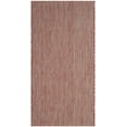 thumbnail image 1 of SAFAVIEH Courtyard Morven Chevron Stripes Indoor/Outdoor Area Rug, 2'7" x 5', Red/Beige, 1 of 12