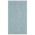 thumbnail image 1 of SAFAVIEH Courtyard Morven Chevron Stripes Indoor/Outdoor Area Rug, 2' x 3'7", Aqua/Grey, 1 of 16