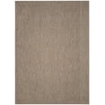 thumbnail image 1 of SAFAVIEH Courtyard Morven Chevron Stripes Indoor/Outdoor Area Rug, 9' x 12', Brown/Beige, 1 of 17