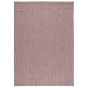 SAFAVIEH Courtyard Morven Chevron Stripes Indoor/Outdoor Area Rug, 9' x 12', Red/Beige