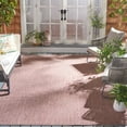 thumbnail image 1 of SAFAVIEH Courtyard Morven Chevron Stripes Indoor/Outdoor Area Rug, 9' x 12', Red/Beige, 1 of 9
