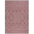 thumbnail image 1 of SAFAVIEH Courtyard Morven Geometric Indoor/Outdoor Area Rug, Red/Beige, 8' x 11', 1 of 6