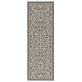 thumbnail image 1 of Safavieh Courtyard Nanda Botanical Indoor/Outdoor Runner Rug, Gray/Natural, 2'3" x 8', 1 of 13