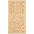 thumbnail image 1 of Safavieh Courtyard Nanda Botanical Indoor/Outdoor Area Rug, Natural/Terracotta, 2' x 3'7", 1 of 9