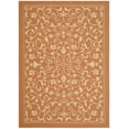thumbnail image 1 of Safavieh Courtyard Nanda Botanical Indoor/Outdoor Area Rug, Terracotta/Natural, 9' x 12', 1 of 12