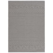 Safavieh Courtyard Naomi Geometric Indoor/Outdoor Area Rug, Brown/Gray, 5'3" x 7'7"