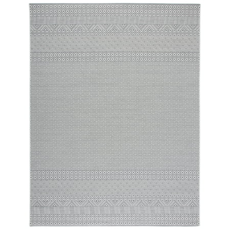 Safavieh Courtyard Naomi Geometric Indoor/Outdoor Area Rug, Brown/Gray, 8' x 10'