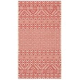 thumbnail image 1 of SAFAVIEH Courtyard Naomi Geometric Indoor/Outdoor Area Rug, Beige/Red, 2' x 3'7", 1 of 6