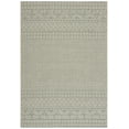 thumbnail image 1 of Safavieh Courtyard Naomi Geometric Indoor/Outdoor Area Rug, Dark Green/Beige, 5'3" x 7'7", 1 of 15