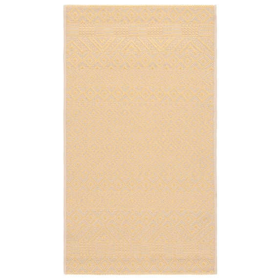 Safavieh Courtyard Naomi Geometric Indoor/Outdoor Area Rug, Gold/Beige, 2' x 3'7"