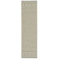 thumbnail image 1 of Safavieh Courtyard Naomi Geometric Indoor/Outdoor Runner Rug, Dark Green/Beige, 2'3" x 8', 1 of 11