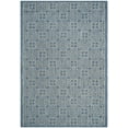 thumbnail image 1 of SAFAVIEH Courtyard Neville Geometric Indoor/Outdoor Area Rug, Navy/Grey, 6'7" x 9'6", 1 of 6
