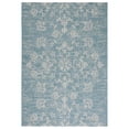 thumbnail image 1 of SAFAVIEH Courtyard Nina Distressed Floral Indoor/Outdoor Area Rug, 5'3" x 7'7", Aqua/Grey, 1 of 4