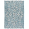 thumbnail image 1 of SAFAVIEH Courtyard Nina Distressed Floral Indoor/Outdoor Area Rug, 5'3" x 7'7", Aqua/Grey, 1 of 11