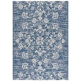 thumbnail image 1 of SAFAVIEH Courtyard Nina Floral Indoor/Outdoor Area Rug, Navy/Grey, 4' x 5'7", 1 of 14