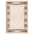 thumbnail image 1 of Safavieh Courtyard Noelle Bordered Indoor/Outdoor Area Rug, Beige/Dark Beige, 4' x 5'7", 1 of 10