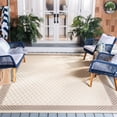 thumbnail image 1 of Safavieh Courtyard Noelle Bordered Indoor/Outdoor Area Rug, Beige/Dark Beige, 8' x 11', 1 of 9