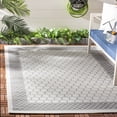 thumbnail image 1 of Safavieh Courtyard Noelle Bordered Indoor/Outdoor Area Rug, Light Gray/Anthracite, 6'7" x 9'6", 1 of 8