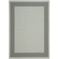 thumbnail image 1 of Safavieh Courtyard Noelle Bordered Indoor/Outdoor Area Rug, Light Gray/Anthracite, 8' x 11', 1 of 9