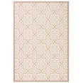 thumbnail image 1 of Safavieh Courtyard Olivia Geometric Indoor/Outdoor Area Rug, Beige/Gray, 4' x 5'7", 1 of 8