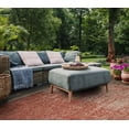 thumbnail image 1 of SAFAVIEH Courtyard Orpa Abstract Indoor/Outdoor Area Rug, Rust/Grey, 5'3" x 7'7", 1 of 6