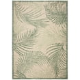 thumbnail image 1 of Safavieh Courtyard Padic Botanical Indoor/Outdoor Area Rug, Beige/Green, 8' x 10', 1 of 13
