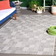 thumbnail image 1 of SAFAVIEH Courtyard Raeyln Checkered Indoor/Outdoor Area Rug, Grey/Dark Grey, 8' x 10', 1 of 10