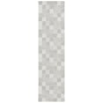 thumbnail image 1 of SAFAVIEH Courtyard Raeyln Checkered Indoor/Outdoor Runner Rug, Grey/Dark Grey, 2'2" x 8', 1 of 9