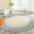 thumbnail image 1 of Safavieh Courtyard Regent Oriental Indoor/Outdoor Area Rug, Natural/Blue, 6'7" x 6'7" Round, 1 of 5