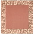 thumbnail image 1 of Safavieh Courtyard Regent Oriental Indoor/Outdoor Area Rug, Red/Natural, 7'10" x 7'10" Square, 1 of 14