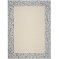 thumbnail image 1 of Safavieh Courtyard Regent Oriental Indoor/Outdoor Area Rug, Natural/Blue, 8' x 11', 1 of 10