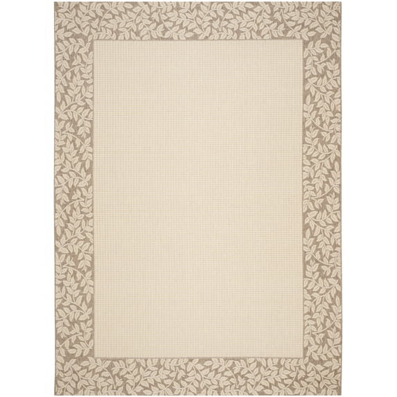 Safavieh Courtyard Regent Oriental Indoor/Outdoor Area Rug, Natural/Brown, 8' x 11'