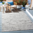 thumbnail image 1 of SAFAVIEH Courtyard Robena Abstract Indoor/Outdoor Area Rug, Ivory/Grey, 5'5" x 7'7", 1 of 8