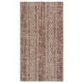 thumbnail image 1 of SAFAVIEH Courtyard Robert Striped Indoor/Outdoor Area Rug, 2' x 3'7", Light Beige/Terracotta, 1 of 11