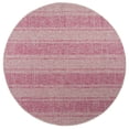 thumbnail image 1 of SAFAVIEH Courtyard Robert Striped Indoor/Outdoor Area Rug, 6'7" x 6'7" Round, Light Grey/Fuchsia, 1 of 8