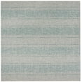thumbnail image 1 of SAFAVIEH Courtyard Robert Striped Indoor/Outdoor Area Rug, 6'7" x 6'7" Square, Light Grey/Aqua, 1 of 11