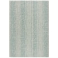 thumbnail image 1 of SAFAVIEH Courtyard Robert Striped Indoor/Outdoor Area Rug, 6'7" x 9'6", Light Grey/Aqua, 1 of 11