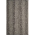 thumbnail image 1 of SAFAVIEH Courtyard Robert Striped Indoor/Outdoor Area Rug, Light Grey/Black, 5'3" x 7'7", 1 of 15