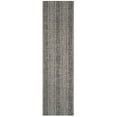 thumbnail image 1 of SAFAVIEH Courtyard Robert Striped Indoor/Outdoor Runner, 2'3" x 10', Light Grey/Black, 1 of 10