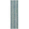 thumbnail image 1 of SAFAVIEH Courtyard Robert Striped Indoor/Outdoor Runner, 2'3" x 8', Light Grey/Blue, 1 of 10