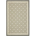 thumbnail image 1 of Safavieh Courtyard Rowan Geometric Indoor/Outdoor Area Rug, Anthracite/Light Gray, 5'3" x 7'7", 1 of 9