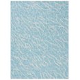 thumbnail image 1 of SAFAVIEH Courtyard Ruth Abstract Indoor/Outdoor Area Rug, Aqua/Grey, 4’ x 5’7”, 1 of 6