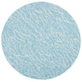thumbnail image 1 of SAFAVIEH Courtyard Ruth Abstract Indoor/Outdoor Area Rug, Aqua/Grey, 6'7" x 6'7" Round, 1 of 8