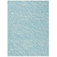 thumbnail image 1 of SAFAVIEH Courtyard Ruth Abstract Indoor/Outdoor Area Rug, Aqua/Grey, 8' x 10', 1 of 6