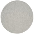 thumbnail image 1 of SAFAVIEH Courtyard Samson Solid Indoor/Outdoor Area Rug, 6'7" x 6'7" Round, Grey/Turquoise, 1 of 10